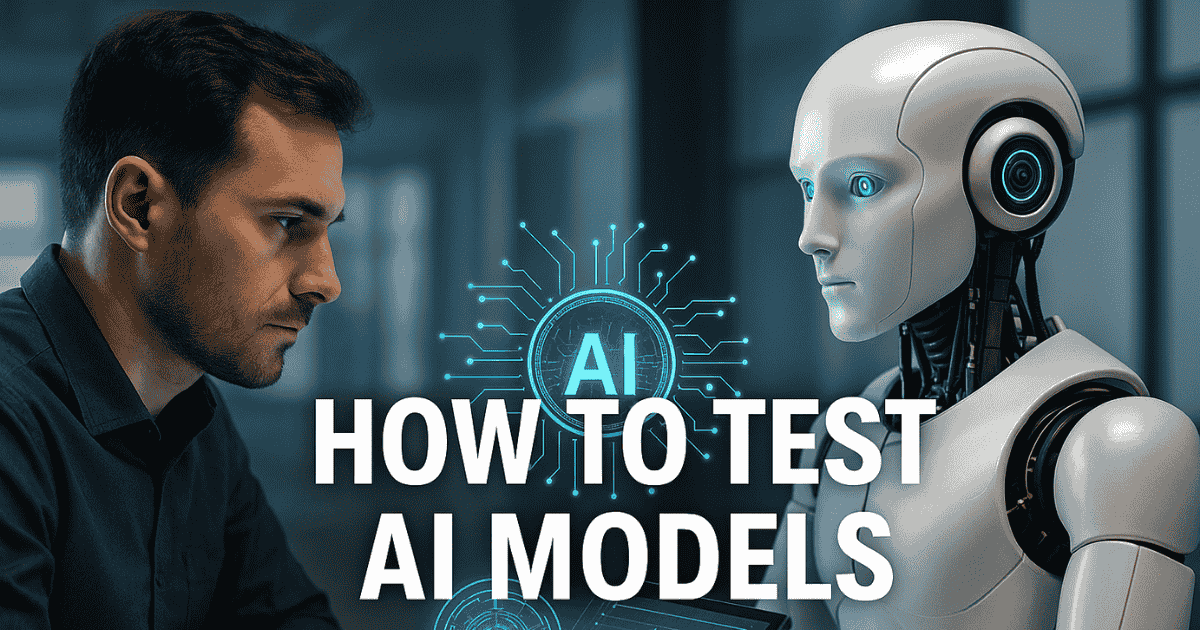 How to Test AI Models